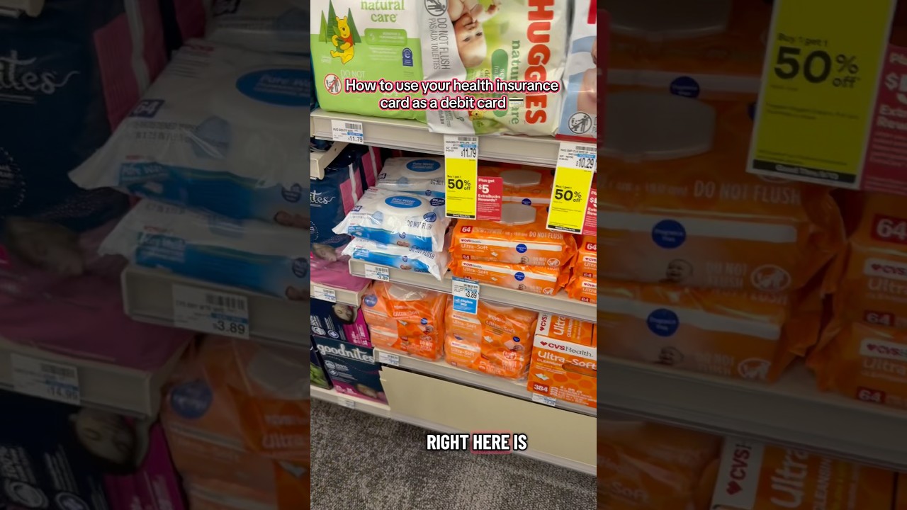 How to use your health insurance card as a debit card for free items at CVS 