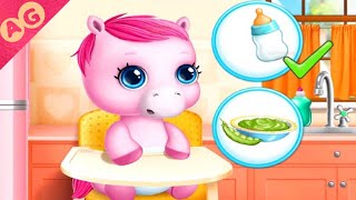 Pony game for babies and kids - Pony Sisters Baby Care screenshot 3