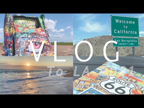 『VLOG』Route 66 Roadtrip: Cadillacs, Caves, and Canyons to Venice Beach 🚗