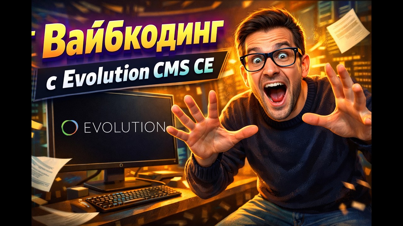 Вайбкодинг с Evolution CMS CE - YouTube