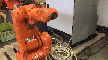 Used ABB IRB 140 with IRC5 controller, 500 hours, at www.RobotsGallery.com