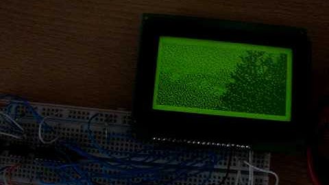 KS0108 GLCD picture frame