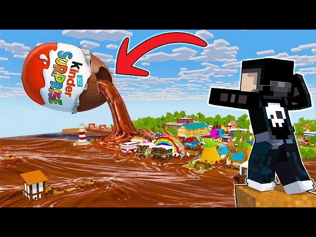 MELTED CHOCOLATE Rises Every Minute in Minecraft!