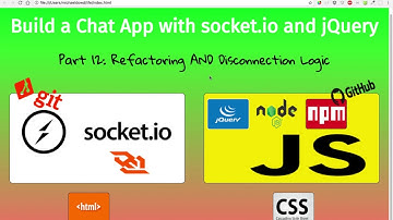 Build a Chat App with socket.io and jQuery, Part 12