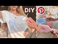 Pinterest DIYs: Patchwork Shirt, Hairbrush & More 🧵