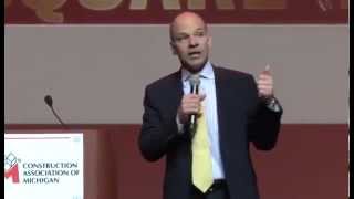 Steve Marquardt keynote during Construction Association of Michigan (CAM) 129th Annual Meeting