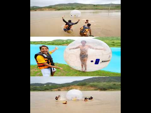 Water Balloon 😱🎈 Walking | #shorts #tamil #experiment