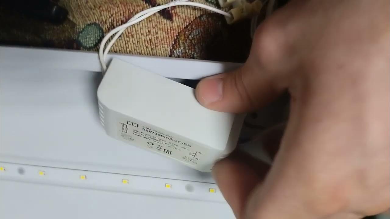 заменил все светодиоды в светильнике - YouTube