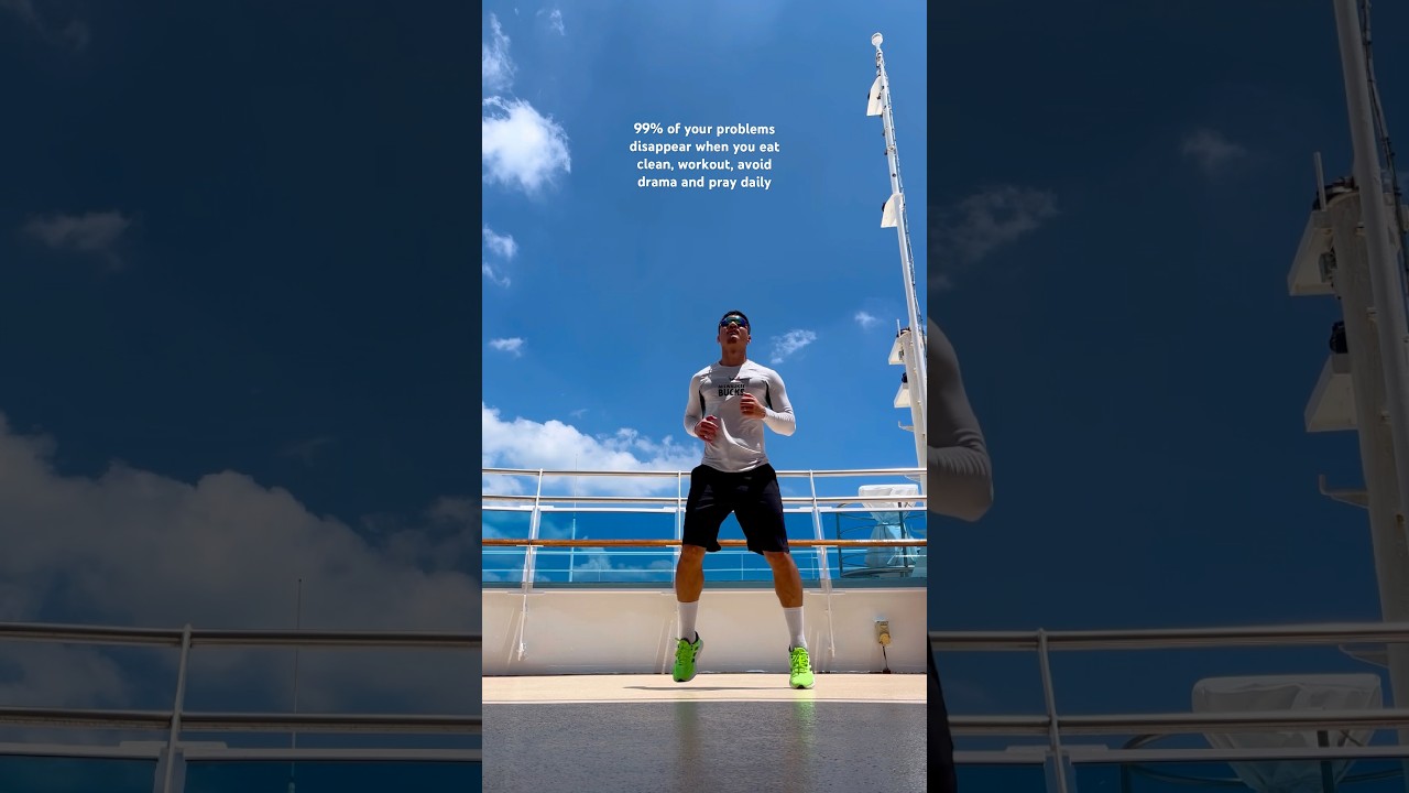 Simple habits fix what you think is complicated #shiplife #cruiseship #running #gym #workout