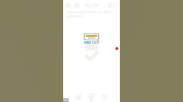 brain out level 90 mom is back walkthrough or answer