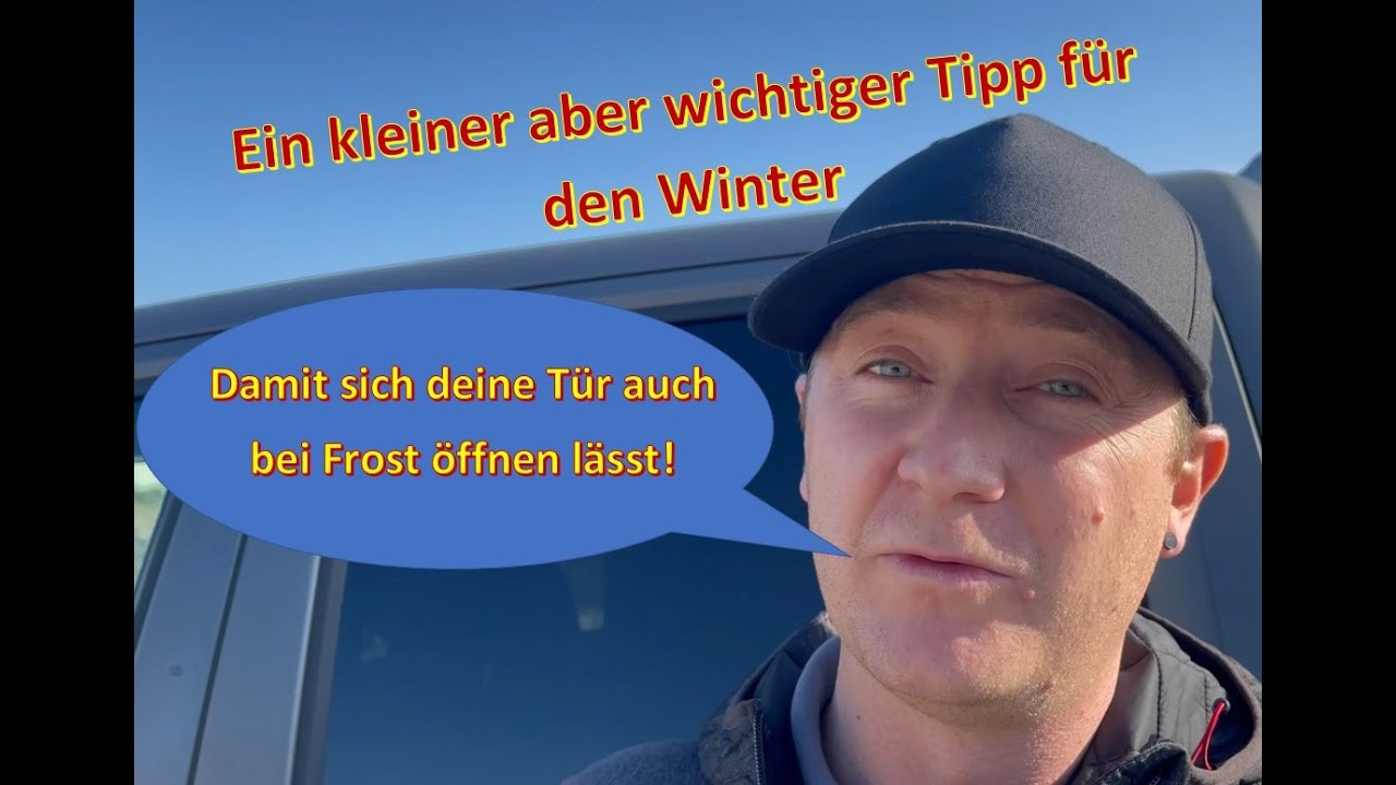 Ein kleiner aber wichtiger Tipp für den Winter  - Damit sich deine Tür auch bei Frost öffnen lässt