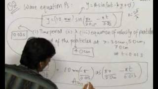 Wave motion and Superposition of Waves - Problem Solving 1