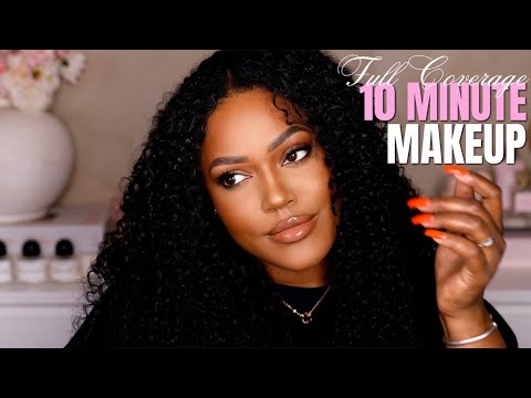 10-MINUTE FULL COVERAGE MAKEUP ⏰ How I Look Put Together Fast