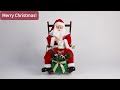 Christmas Sitting Chair Santa Claus #christmas #cristmasdecor #santaclaus #xmas #christmasgifts