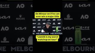 Alex De Minaur on if he can ever win a major in the future (🎥: Tennis Australia)