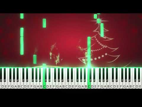 Ding Dong Merrily On High - for easy piano to intermediate piano - French trad.