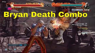 Bryan Fury Stylish Death Combo And Max Damage Combo
