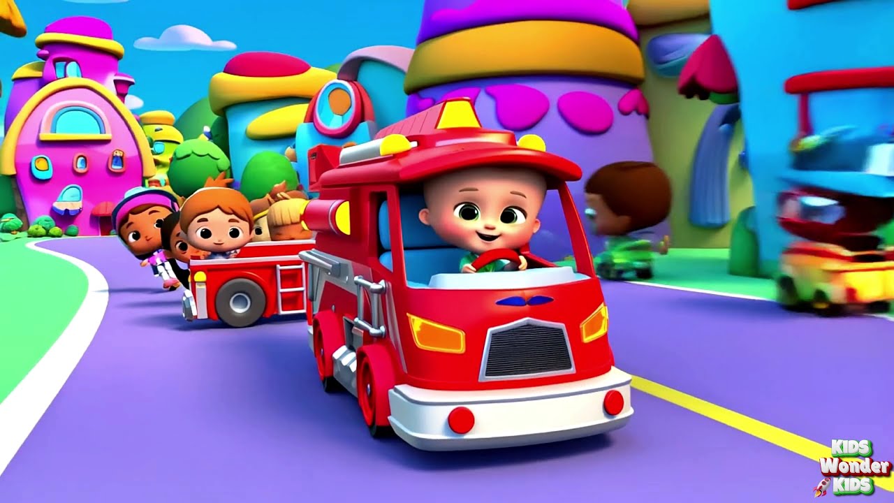 🐶💦🔥 Save the City! Blaze the Dalmatian's Hose Water and Brave Act