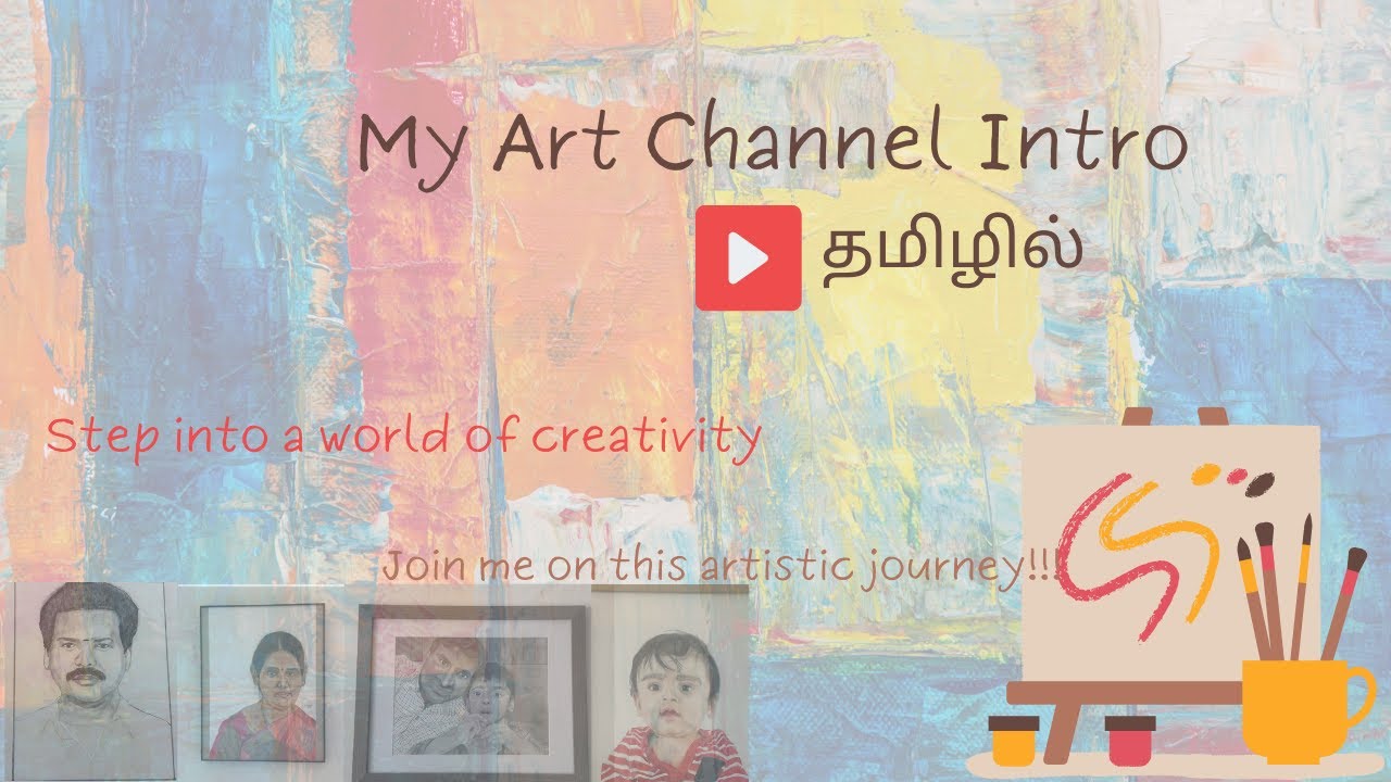 Priya Art Strokes | Channel Intro | My first youtube video💕 - YouTube