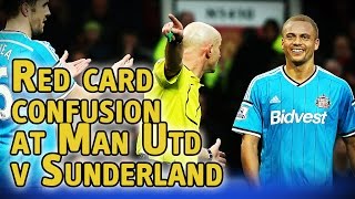 Referee sends off wrong player at Man Utd v Sunderland - Soccer Saturday reaction