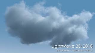 LightWave 3D 2018: Clouds 02 scene rendered