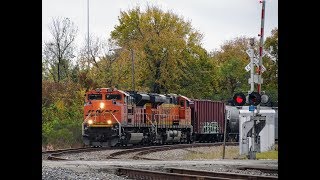 BNSF 9261, BNSF 7829, BNSF 705, and BNSF 7548; Tower 26 and 71, Houston, Texas