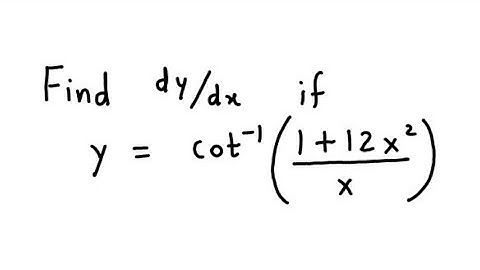 Derivatives - Differentiation - Solved Example - NCERT , CBSE , ISC, HSC and other boards