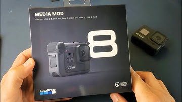 Unboxing GoPro Hero 8 Media Mod (Shotgun Mic, Micro HDMI, 3.5mm Mic Jack, 2 Shoe Mounts)