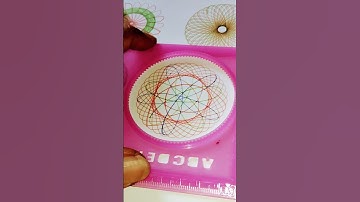 SPIROGRAPH DESIGN ART #spirograph #spirographtutorial #shorts #short #viral #rotary #2024