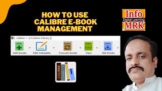 How to use Calibre software ebook management. organize elibrary to add pdf book and edit meta data screenshot 2