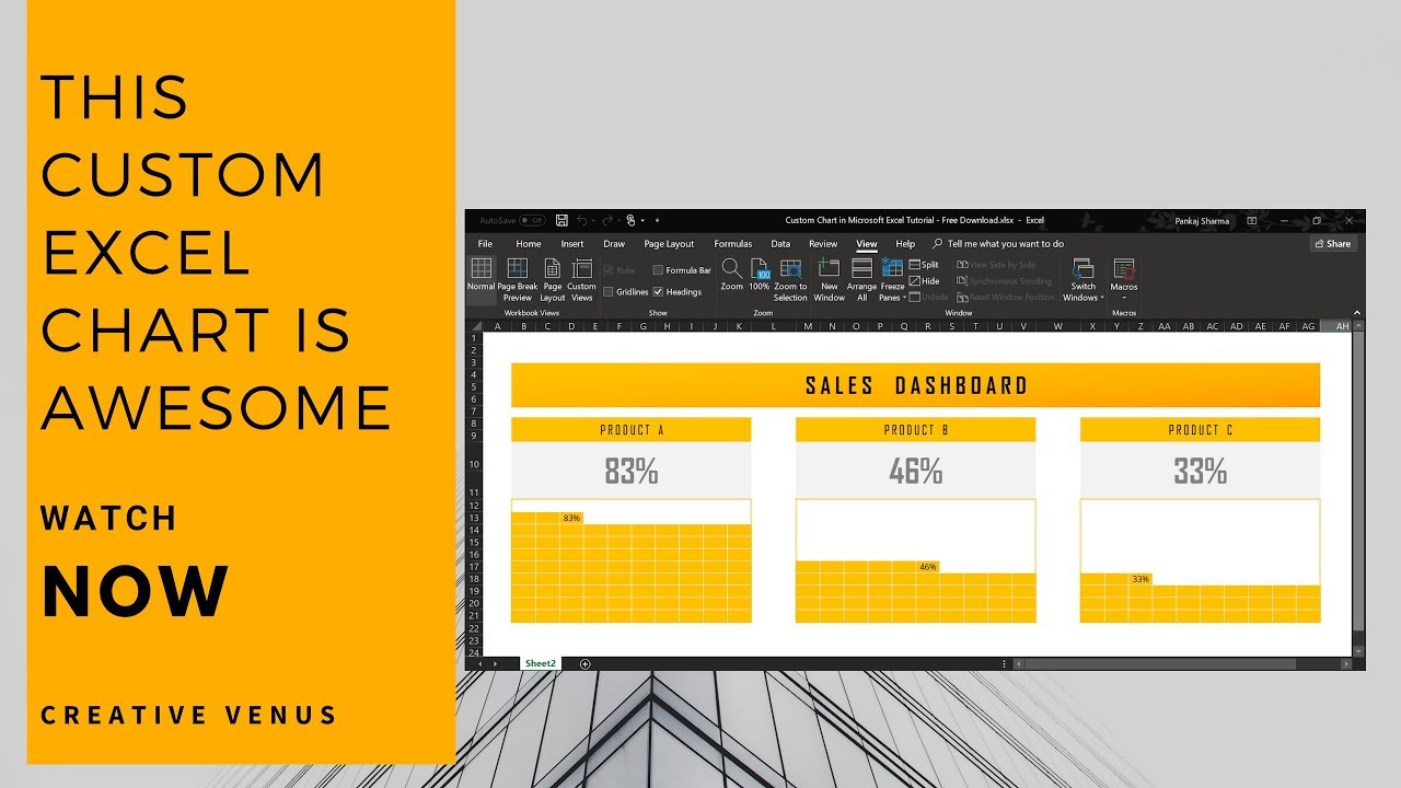 This Custom EXCEL Chart is AWESOME and Easy to Create - YouTube