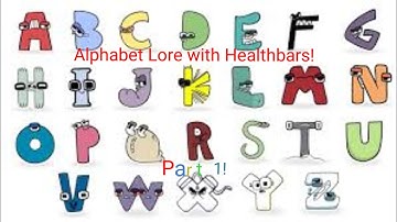 Alphabet Lore with Healthbars (A-Z) (1/?)
