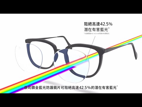 蔡司鑽金藍光防護鏡片介紹