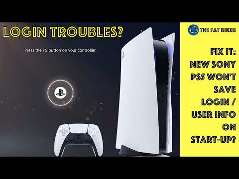 New Sony PS5 won't save login / user info on start-up? Here's how to fix it!
