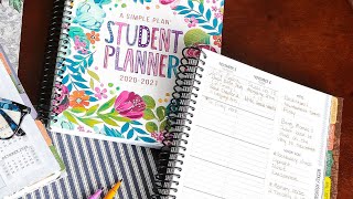 Información A Simple Plan Homeschool Student Planner 2020-21 Actualización