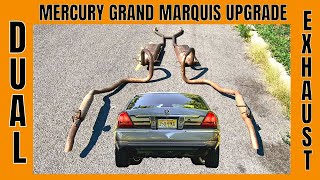 Mercury Grand Marquis Dual Exhaust Upgrade  Panther Platform Rear Cat Delete Oem Ford Performance