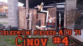 železniční přejezd AŽD 71 Čínov #4 czech railway crossing 2024