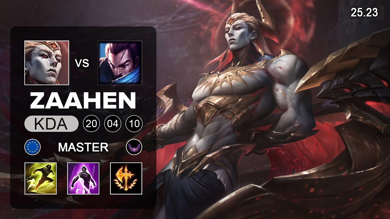 Zaahen vs Yasuo Top - EUW Master - Patch 25.23 Season 15