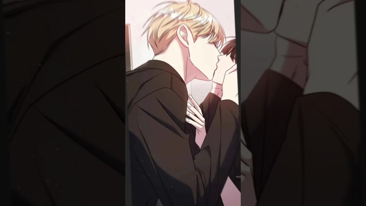 They finally kissed😍 #Pure Villain #manhua #capcut