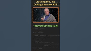 How can you print an array on the console? - Cracking the Java Coding Interview