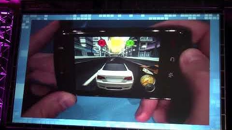 Open GL Support Demo on BlackBerry Storm2 - Need for Speed
