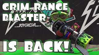 Splatoon 2 | Grim Range Blaster is back! 27 kills on Mako CB
