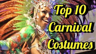 🏆🏆Top 10 CARNIVAL COSTUMES: Brazil Samba Celebrity (EXCLUSIVE)