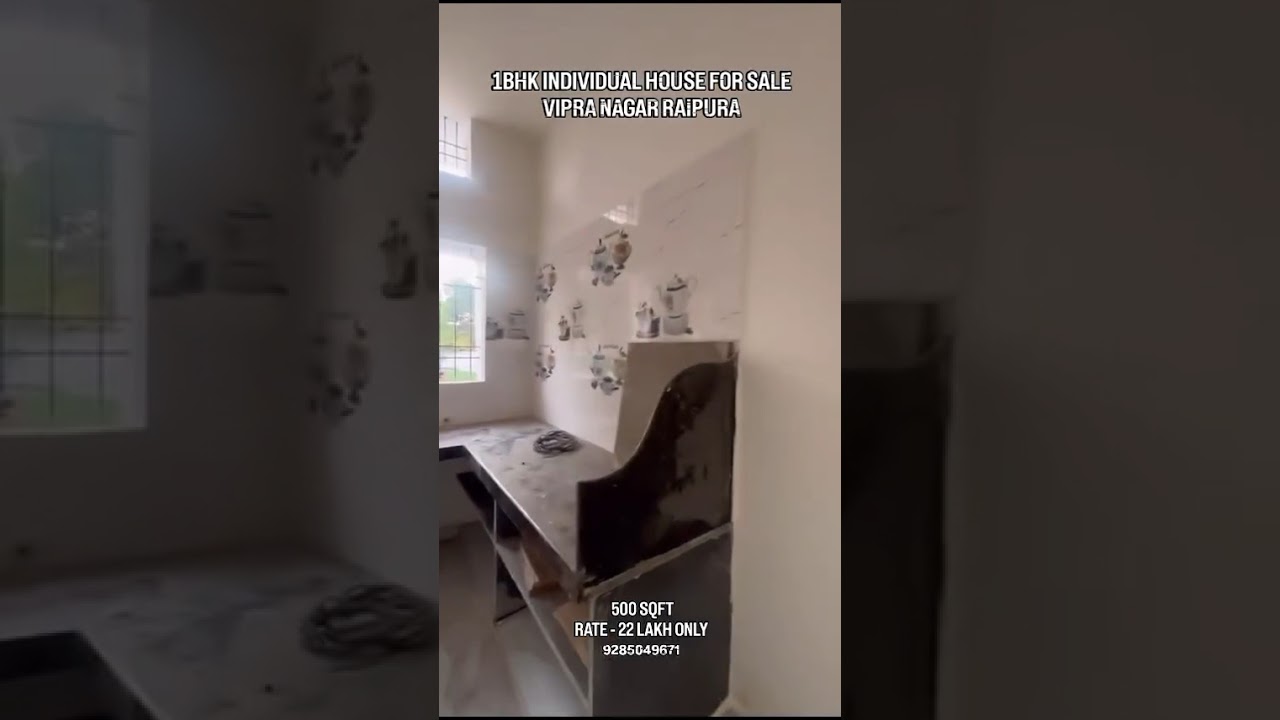 1BHK INDIVIDUAL HOUSE RAIPURA 