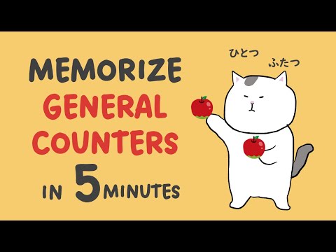 Japanese [#9-2] [GENKI L9] - How to memorize General Counters (hitotsu, futatsu, mittsu...)
