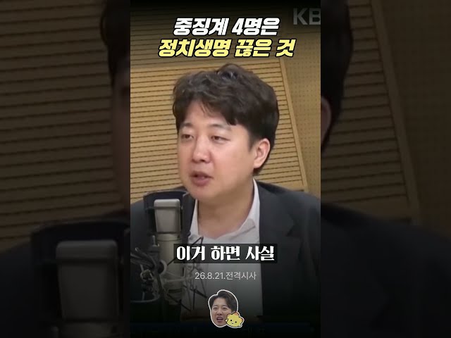 국민의힘 윤리위, 현역 의원 4명 중징계, 파장 클 것!