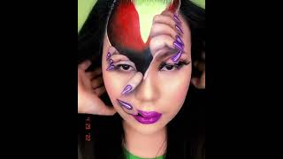 Mimles Crack Head illusion makeup, #mimichoi, #shorts