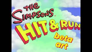 Blursed Simpsons: Hit & Run Beta Art