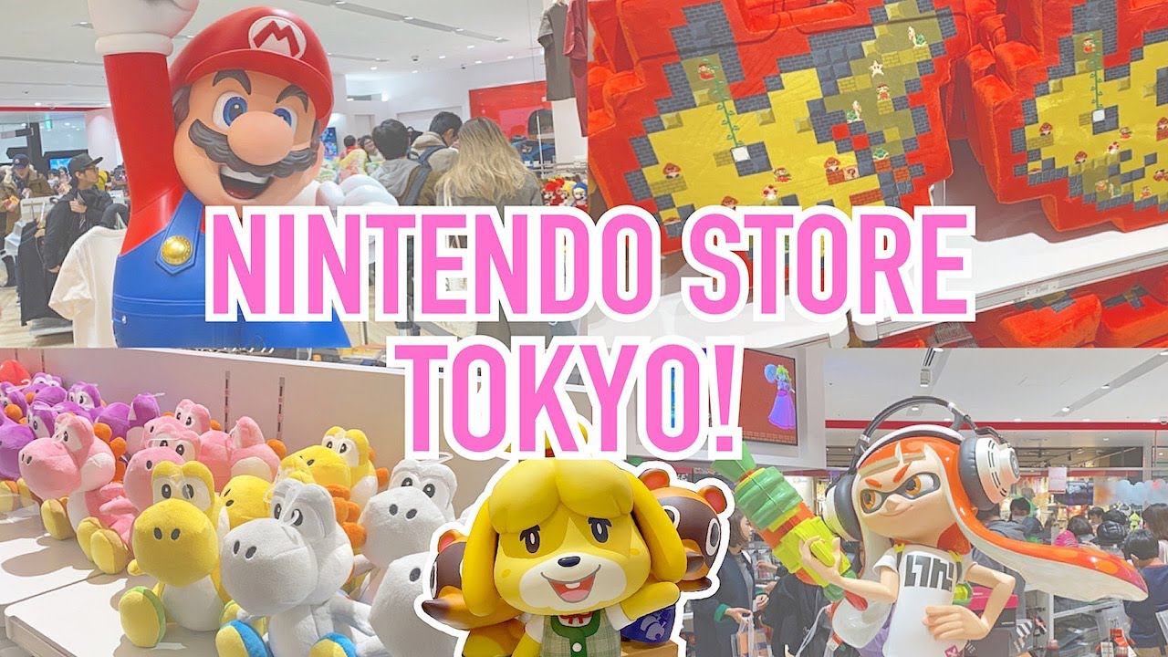 VISITING THE NINTENDO STORE JAPAN! Japan Vlog 2020 ♡ - YouTube