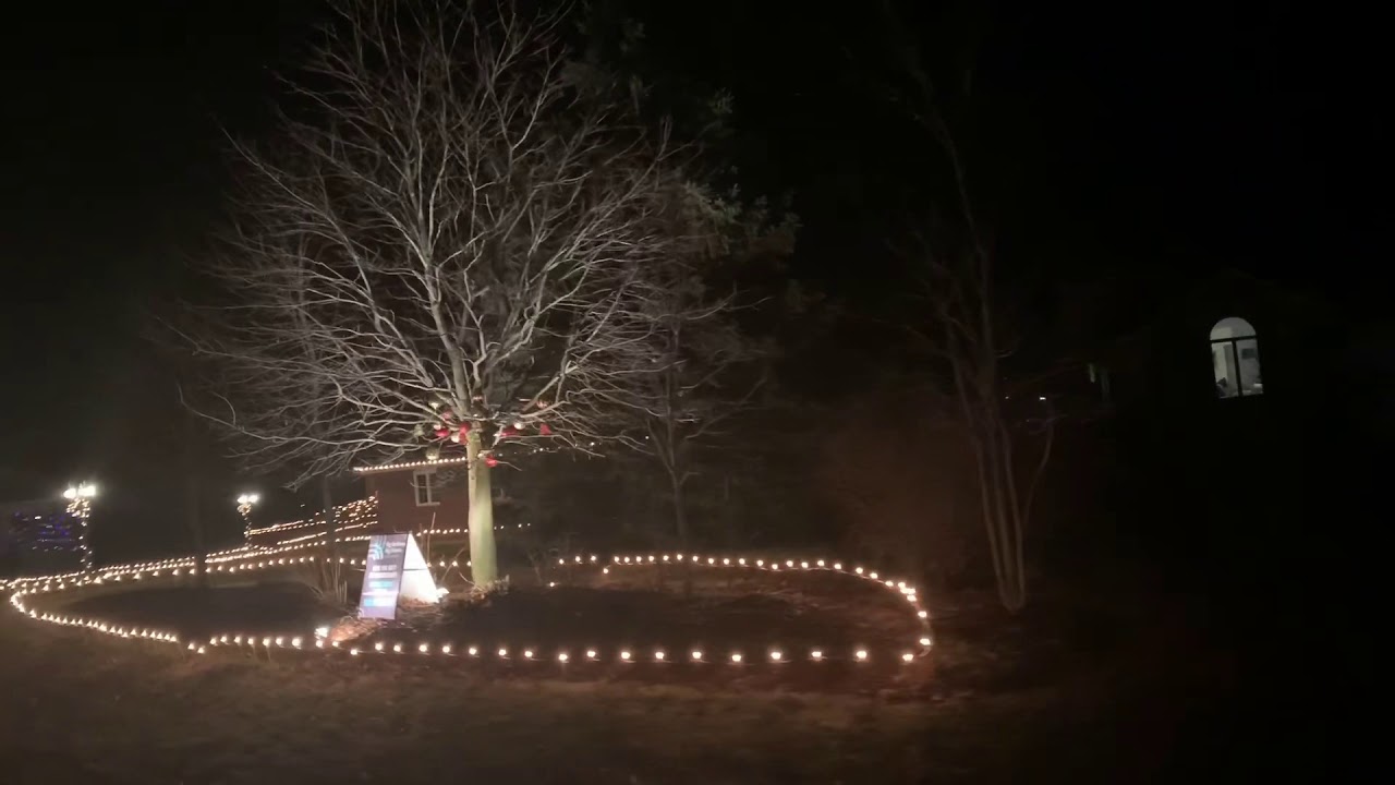 Old scugog road Christmas lights YouTube